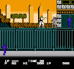 Dragon Ninja (Japan) In game screenshot
